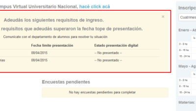 donde encontrar foros sobre requisitos de admision