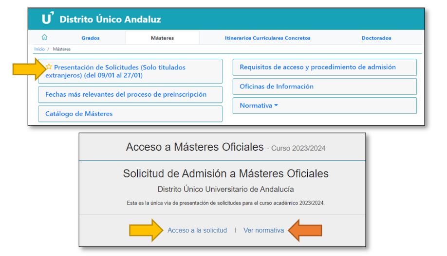 pasos finales para confirmar inscripcion en master